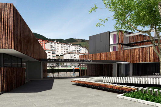 Hospital de Eibar - Plaza - ASGA Arquitectos Bilbao