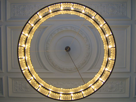 Pabellón de Gobierno en el Hospital de Basurto - Detalle de iluminación - ASGA Arquitectos Bilbao
